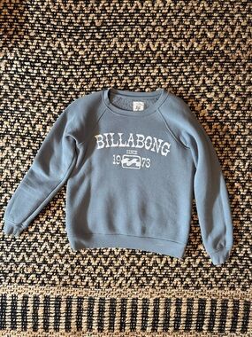 Billabong Gray Crewneck Sweatshirt Size S